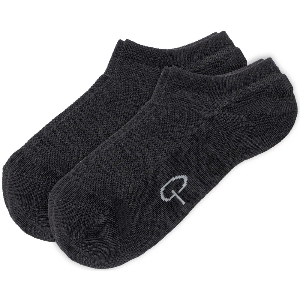 Merinovillaiset matalavartiset sukat 2-pack, black, hi-res