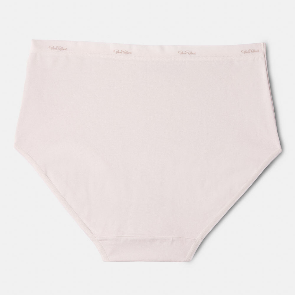 Luomupuuvillaiset korkeavyötäröiset alushousut, Chalk Pink, hi-res