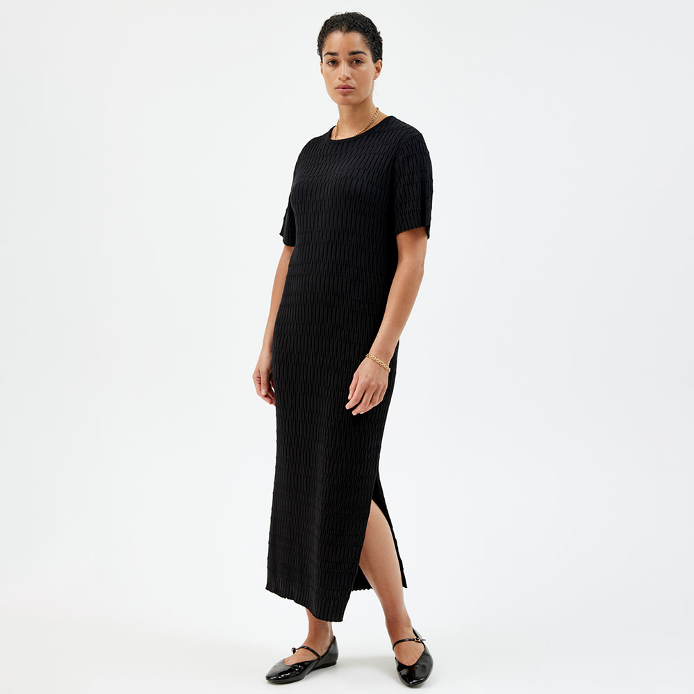 The Wave Dress, Black, hi-res